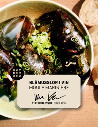 Blåmusslor i vin